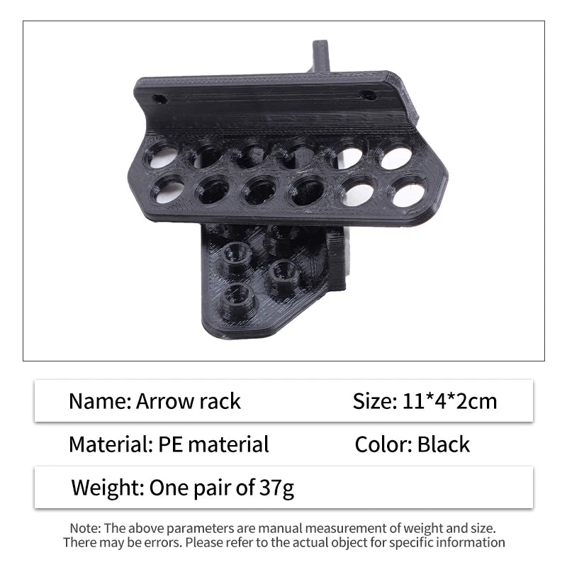 Dark Slate Gray SPG Wall-Mounted Arrow Stand – Indoor 12-Arrow Storage Rack SPG