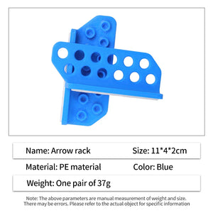 Dodger Blue SPG Wall-Mounted Arrow Stand – Indoor 12-Arrow Storage Rack SPG