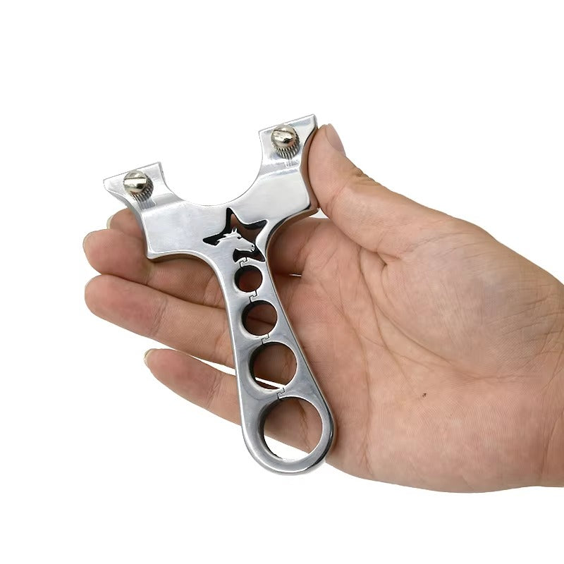 Rosy Brown New Star Horse Stainless Steel Slingshot MARKSMAN