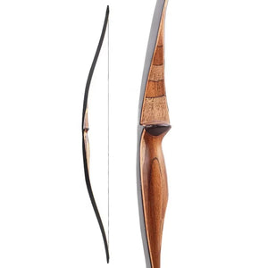 Rosy Brown SPG Wooden Recurve Bow – 54" One-Piece Traditional Archery Bow SPG