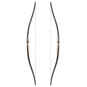 Beige SPG Wooden Recurve Bow – 54" One-Piece Traditional Archery Bow SPG