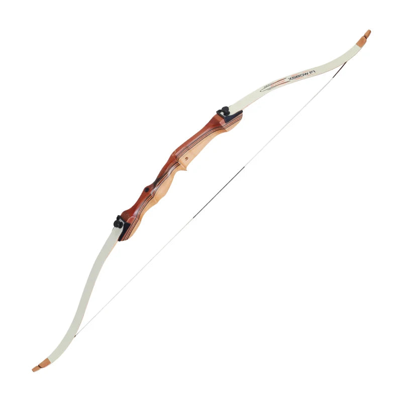 Light Gray SPG 68" Wooden Takedown Recurve Bow SPG