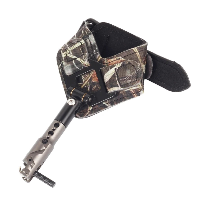 SPG Wrist Strap Release – Adjustable Metal + Leather Bow Release Aid