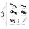 Dark Slate Gray Sanlida® Archery 60" Eagle X8 Shooting  Recurve Bow Beginner Kit SANLIDA