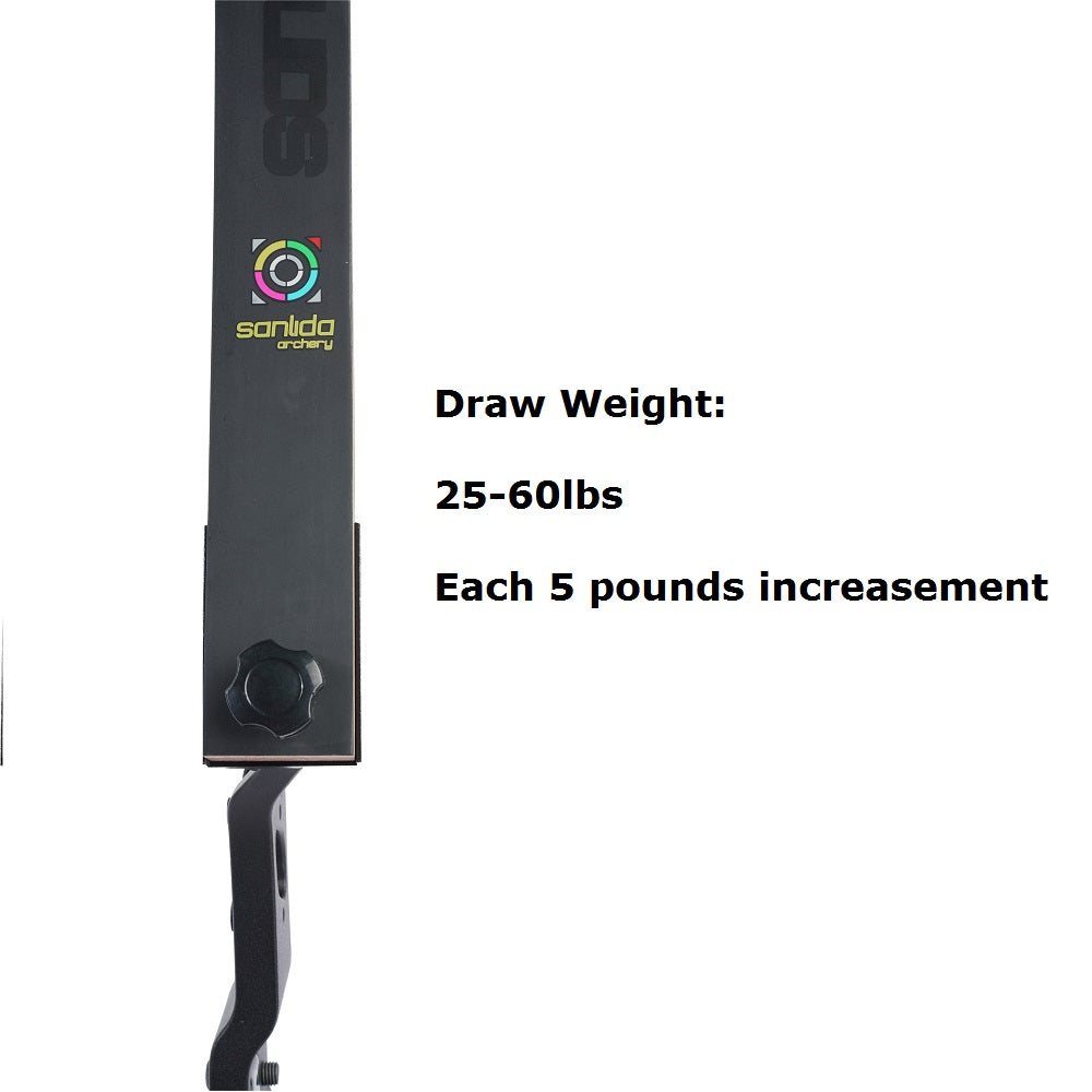 Dark Slate Gray Sanlida® Archery 60" Eagle X8 Shooting  Recurve Bow Beginner Kit SANLIDA