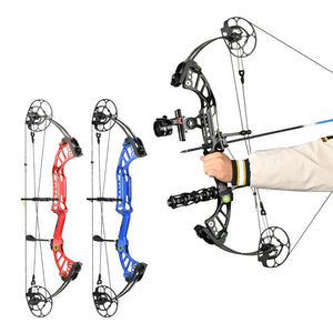 Light Gray SPG XMY Aluminum Alloy Compound Bow 29” ATA Right-Handed Adjustable SPG