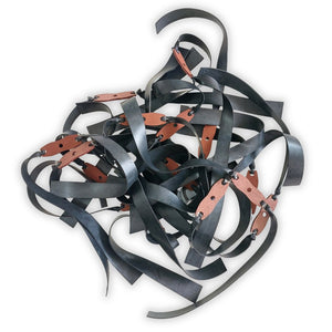 White Smoke XPULT Black Flat Rubber Band 1mm | 17cm, 20cm & 24cm XPULT