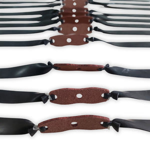 White Smoke XPULT Black Flat Rubber Band 1mm | 17cm, 20cm & 24cm XPULT