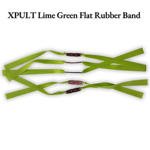 White Smoke XPULT Lime Green Flat Rubber Band 0.75mm × 20cm XPULT