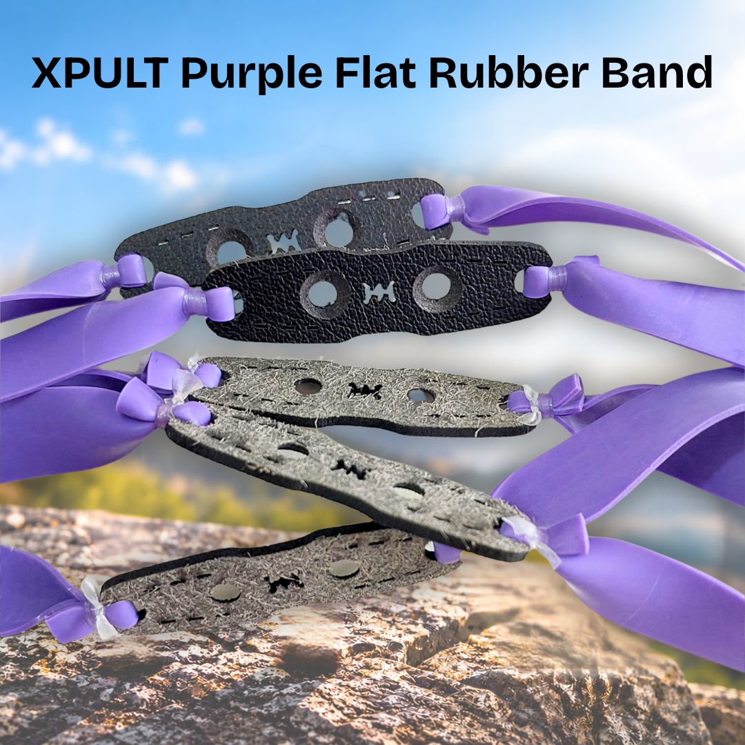 White Smoke XPULT Purple Flat Rubber Band 0.75mm × 20cm XPULT