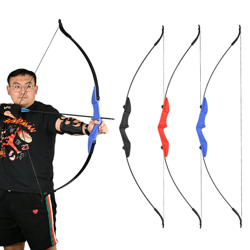 Tan SPG ZR Recurve Bow – Ambidextrous Youth &amp; Starter Archery Set SPG