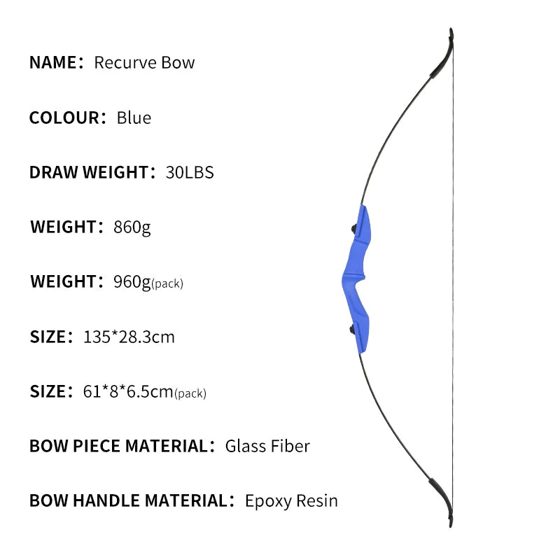 Lavender SPG ZR Recurve Bow – Ambidextrous Youth &amp; Starter Archery Set SPG