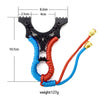 Goldenrod Alloy Flat Leather Wolverine Clip Fiber Optic Point Slingshot Bundle-free Outdoor Sports Precision Slingshot INDIAN SLINGSHOT