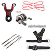 Light Gray Marksman® High Quality Fishing Slingshot Combo Set Outdoor Fishing Catapult with all Accessories MARKSMAN