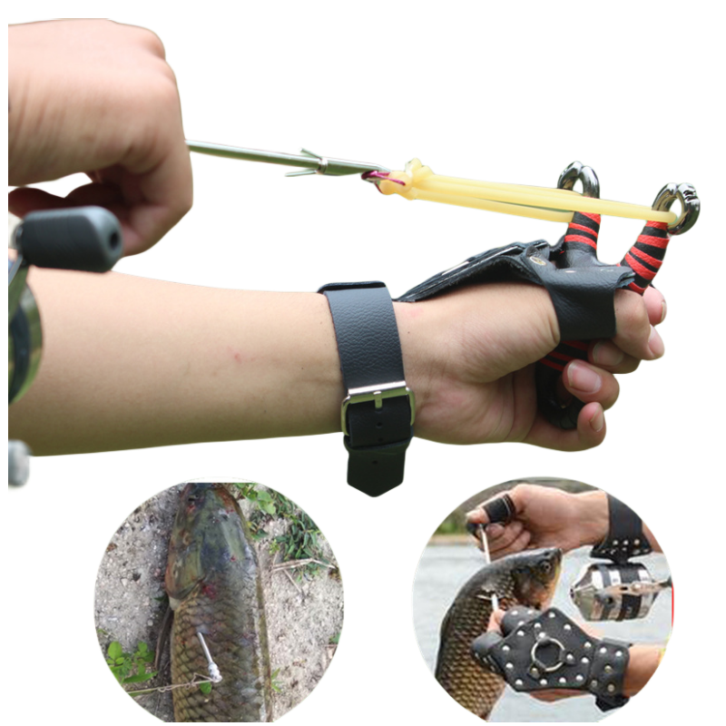 Marksman® High Quality Fishing Slingshot Combo Set Outdoor Fishing Catapult  with all Accessories