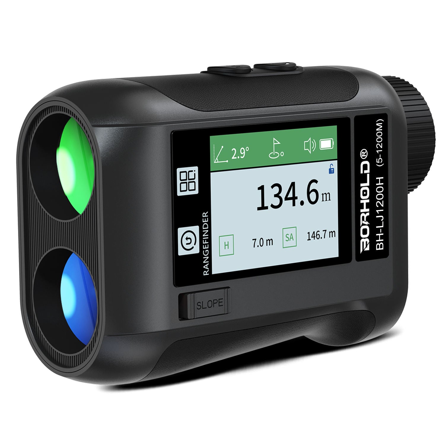 Dark Slate Gray LCD Screen Golf Sport Laser Rangefinder KAEMEASU