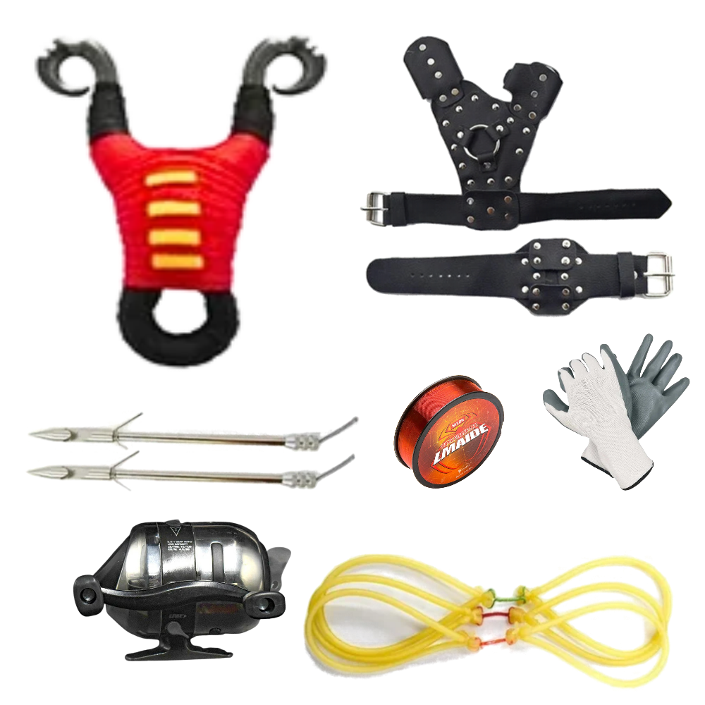 White Smoke Slingshot Fish Shooting Outdoor Games Powerful Slingshot INDIAN SLINGSHOT