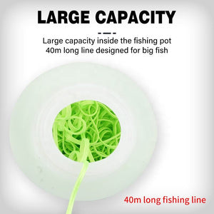 Beige SPG Compound Bow Fishing Reel Rope Pot SPG