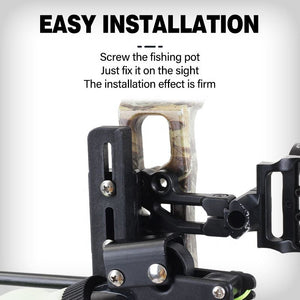 Dark Slate Gray SPG Compound Bow Fishing Reel Rope Pot SPG