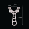 Dark Slate Gray Five Star Horse Stainless Steel Slingshot Mirror Polished Outdoor Catapult MARKSMAN