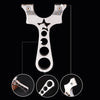 Dark Slate Gray Five Star Horse Stainless Steel Slingshot Mirror Polished Outdoor Catapult MARKSMAN