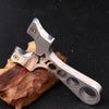 Dark Slate Gray Five Star Horse Stainless Steel Slingshot Mirror Polished Outdoor Catapult MARKSMAN