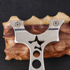 Dark Slate Gray Five Star Horse Stainless Steel Slingshot Mirror Polished Outdoor Catapult MARKSMAN