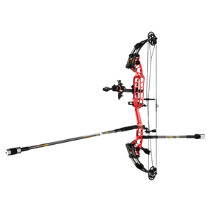 Dark Slate Gray Sanlida® Hero 10 II Target Full Module Compound Bow Kit - Red Edition SANLIDA