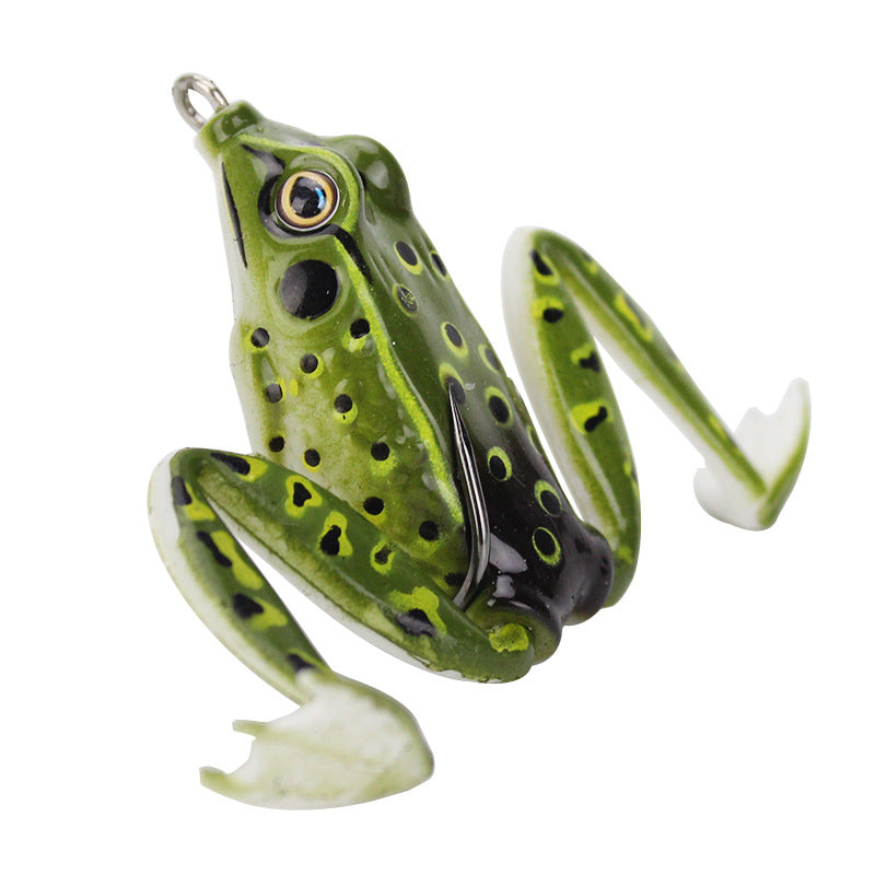 Olive Drab Thunder Frog Lure Bait Frog Simulation Bait MARKSMAN