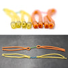 White Smoke High Quality Powerful Slingshot Fish Rubber Band Yellow and Orange Outdoor Shooting Slingshot Accessory Tool INDIAN SLINGSHOT