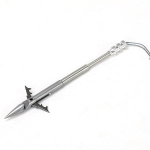 Light Gray Willow Leaf Shark Front Stability Steel Dart MARKSMAN