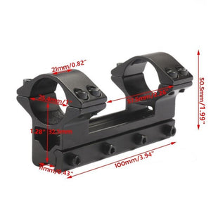 Dark Slate Gray Double Clamp Mount 25.4mm with Height 50.5mm MARKSMAN