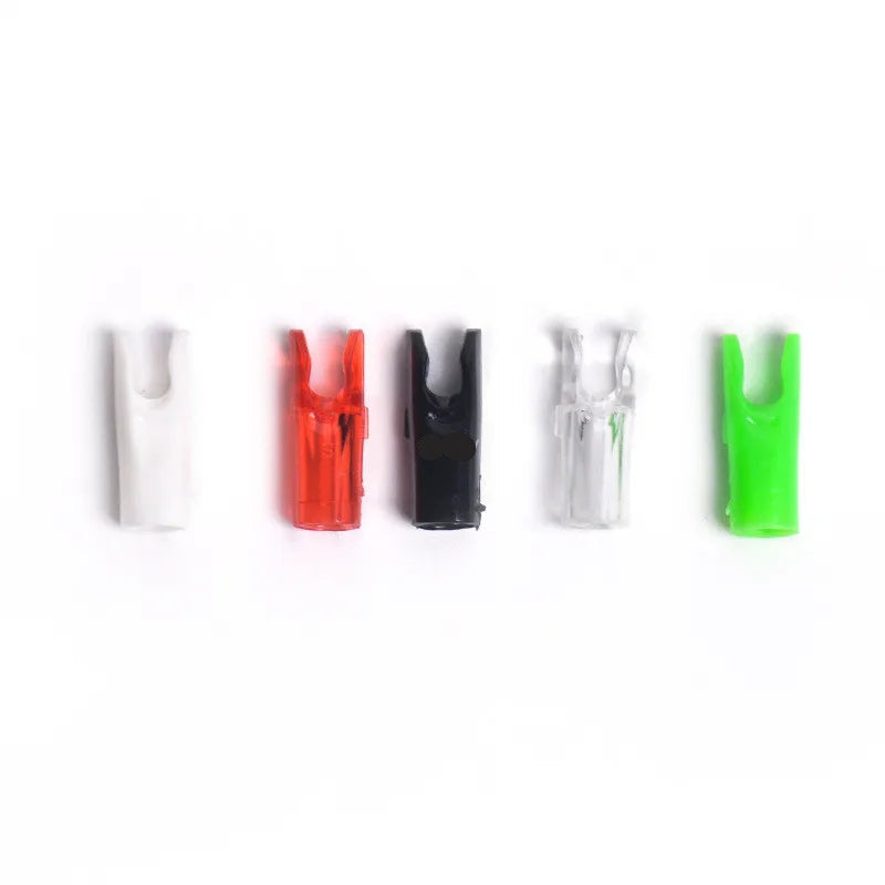 White Smoke Pin Plastic Arrow Nocks for Carbon Arrows MARKSMAN