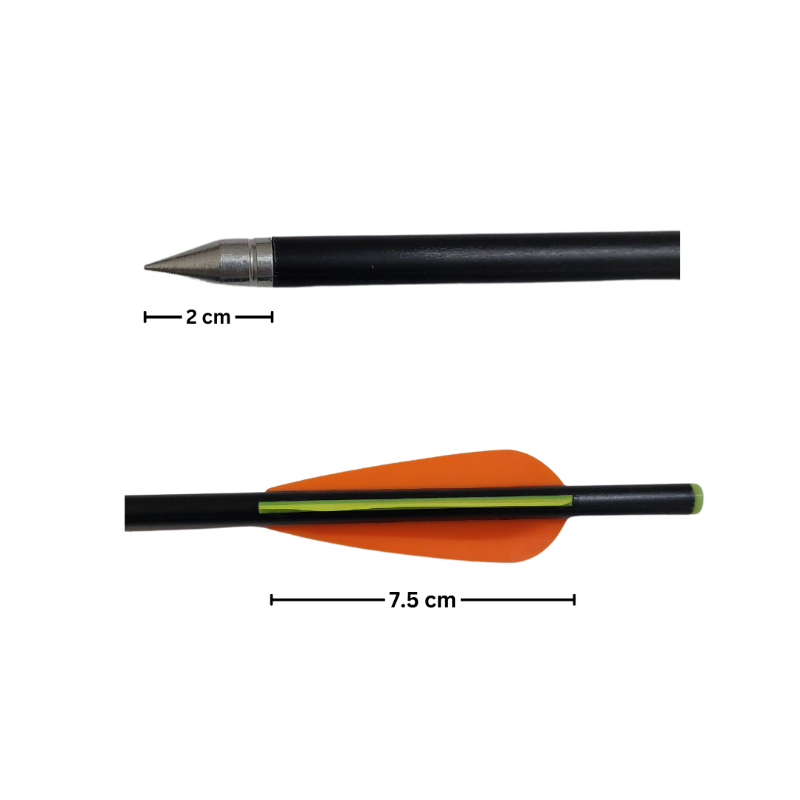 Chocolate Junxing M38-6 Crossbow Arrows Set of 5 Pieces JUNXING