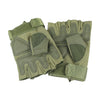 Dim Gray Tactical Fingerless Gloves - Olive Green INDIAN SLINGSHOT