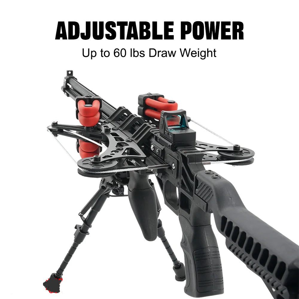 White Smoke RS X7 V5 Black Panther 2.0 | Latest Dual-Mode Slingshot Rifle INDIAN SLINGSHOT