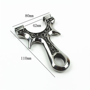Dark Slate Gray New Titanium Steel Slingshot Marble Outdoor Target Shooting High Power Catapult MARKSMAN