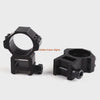 Light Gray Marksman 30mm See-Thru Extra High Telescope Mount MARKSMAN