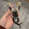 Tan Trident Alloy Slingshot Catapult with Laser Durable Outdoor Target Shooting Game Slingshot MARKSMAN