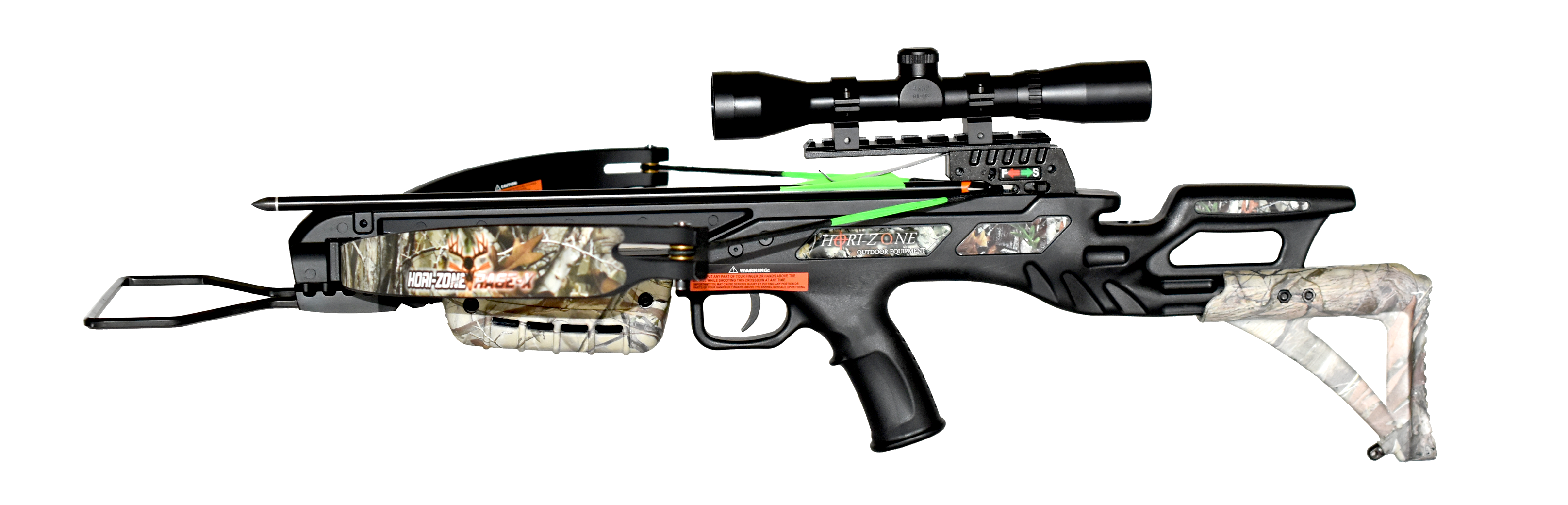 Dark Slate Gray Tactical Hori-Zone Rage X Recurve Crossbow Hori-Zone