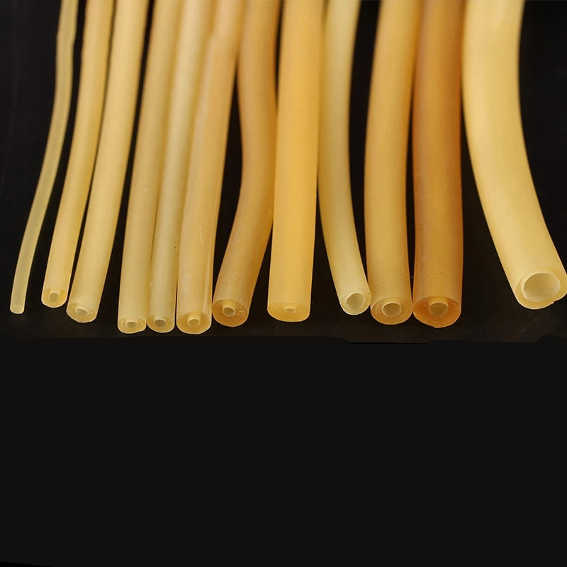 Dark Khaki 1 Meter Round Fishing Rubber Tube MARKSMAN