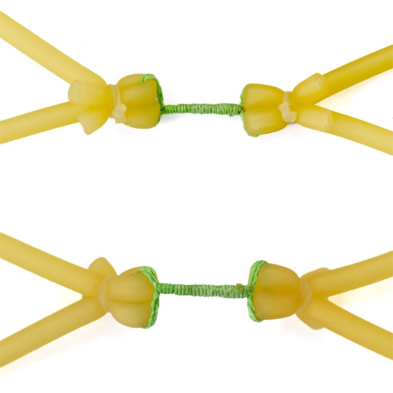 Goldenrod Microfiber Super Fiber Slingshot Pit Pouch with Center Positioning Hole & Double Pits for Locating GM&BW