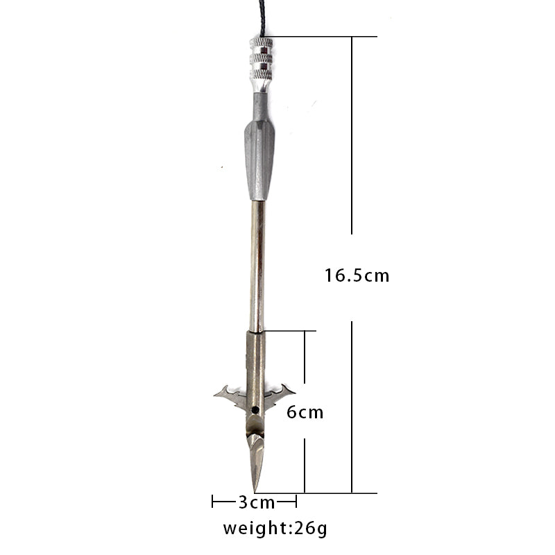 Light Slate Gray Willow Leaf Fishing Dart with Stable Front MARKSMAN