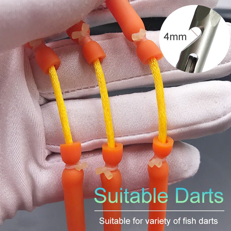Rosy Brown 3060 Rubber Band Shooting Fish Dragging Rubber Band Strong Fish Slingshot Natural Rubber Fish Dart Hunting Fishing