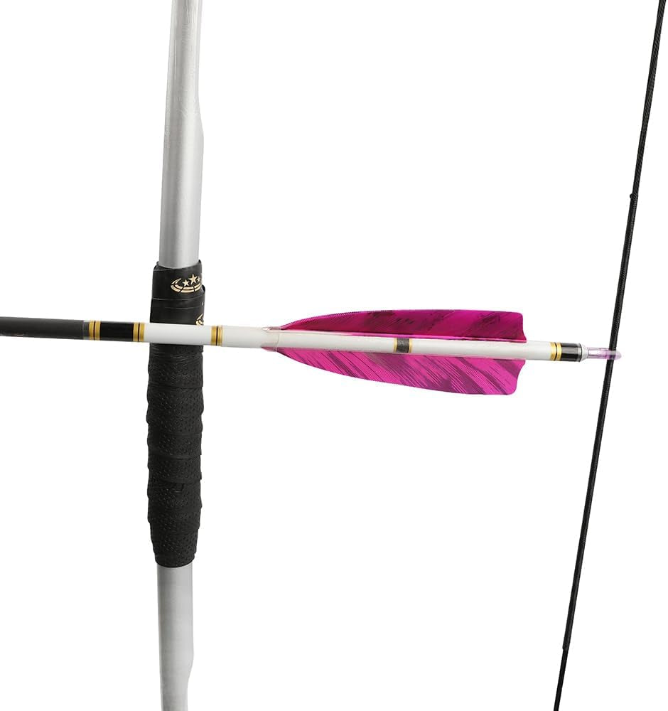 67 Inch Archery Traditional Longbow 25-120Lbs Recurve Bow Hunting English Longbow for Right Hand Left Hand Adult Outdoor Sports