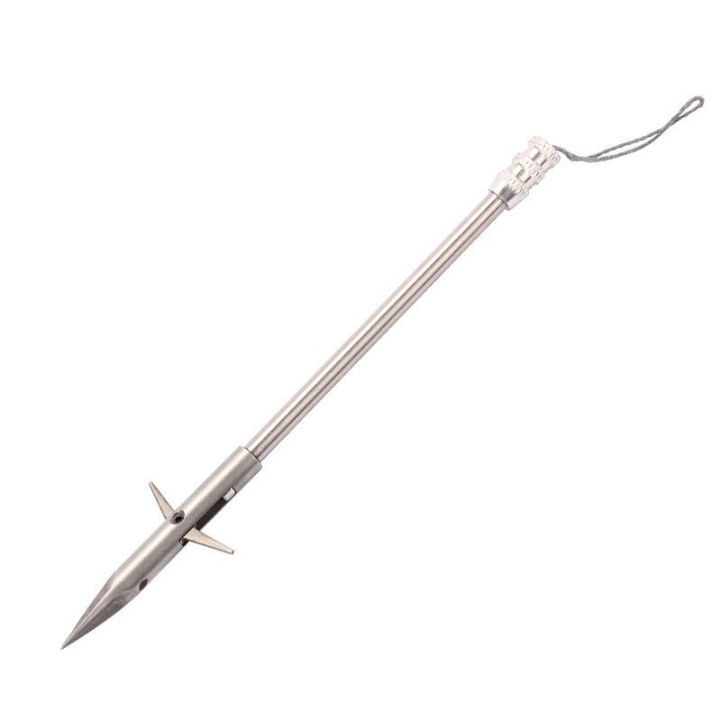 Light Gray 440 Heat-treated Strong Magnetic Inverted Spike Flying Shark Dart Wire-cut Titanium Steel Reinforced Magnetic Fish Dart