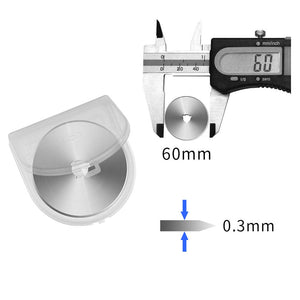 Light Gray Rotary Cutter 60mm Rubber Cutting Tool Blade MARKSMAN
