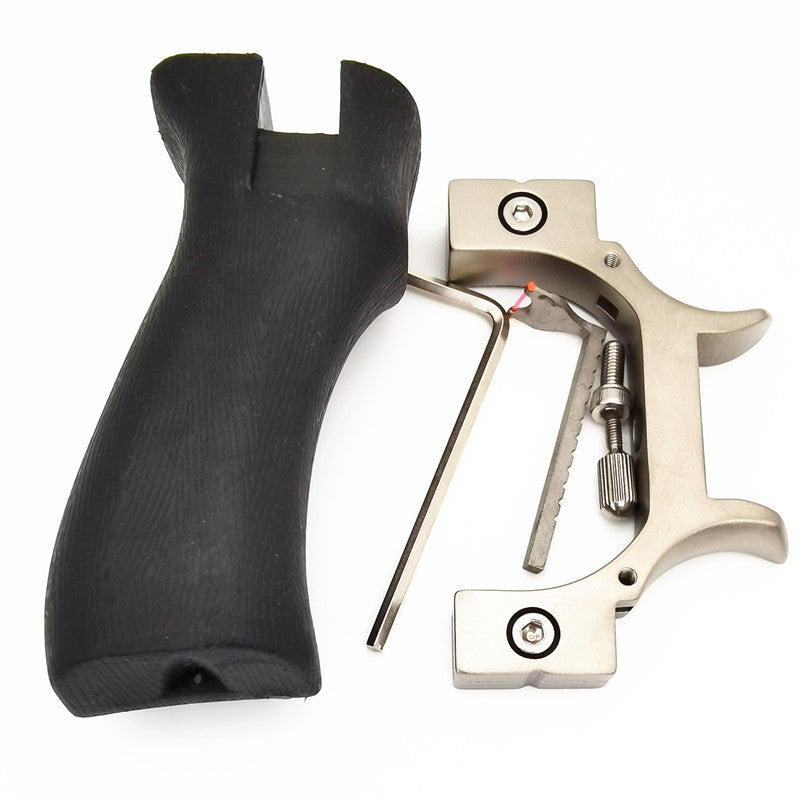 Light Gray New GZK TTF Hammer PRO Precision Target Shooting Slingshot Catapult GZK