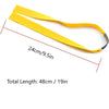 Goldenrod 10 Pieces Slingshot Rubber 24cm Length 0.50mm To 0.70mm Mid Pull Long Pull Butterfly Slingshot Yellow Flat Rubber Band SLINGSTER