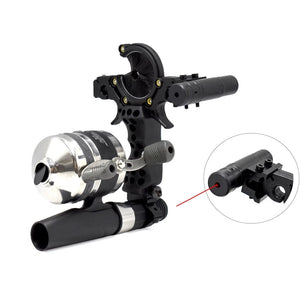 Dark Slate Gray Arrow + Reel + Laser + Multifunctional Powerful Fishing Slingshot Combo Pack Outdoor Fishing INDIAN SLINGSHOT
